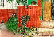 Carl Larsson suzanne pa forstubron-suzanne syende-pa forstubron-verandan Sweden oil painting artist